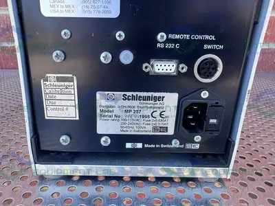 USED SCHLEUNIGER MP257 PROGRAMMABLE COAXIAL CABLE STRIPPING MACHINE