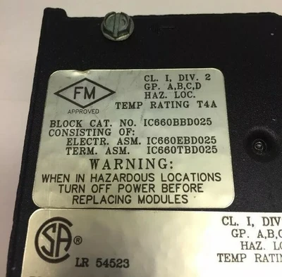 USED GE Fanuc IC660BBD025