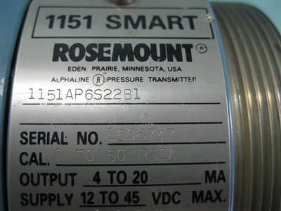 USED Rosemount 1151 AP 6S22B1