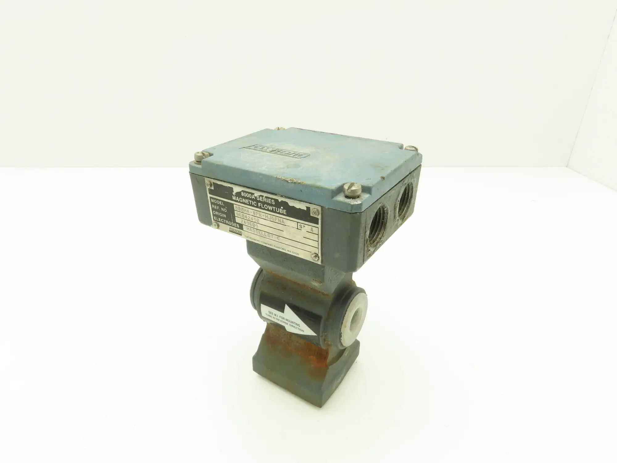 Foxboro 800HA-WPR-HJGFNA Magnetic Flowtube Meter 1/2" Line 740psi