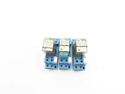 Finder 56.32.8.125.0000 Terminal Relay Socket 125V Coil Lot of 3