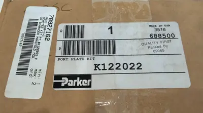 NEW PARKER K122022 END PLATE PORT ADAPTER KIT