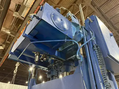 75 TON DAKE MODEL #18-558 HYDRAULIC 4-POST PRESS,  23" STROKE: YOBRO #24094