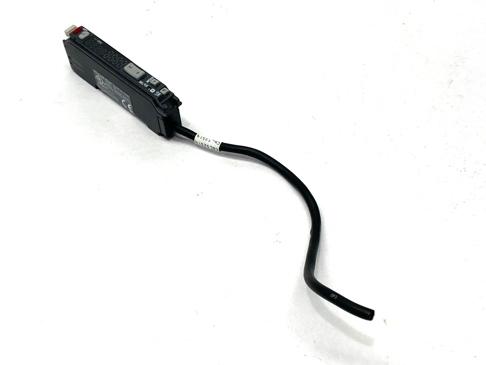 USED KEYENCE PHOTOELECTRIC SENSOR AMPLIFIER 12-24VDC CABLE CUT SHORT NO COVER