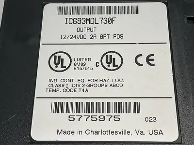 USED GE FANUC IC693MDL730F