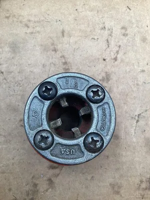 Rigid Set Of 3 Manual Pipe Threader Die Head 3/8″ and 1″