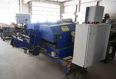 3″ OD x 120″ Max. BURRMASTER Brush Deburring Machine