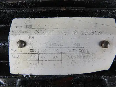 Dayton LTCG23T 3Hp 3450RPM 208-230/460V 3" x 3" Centrifugal Pump