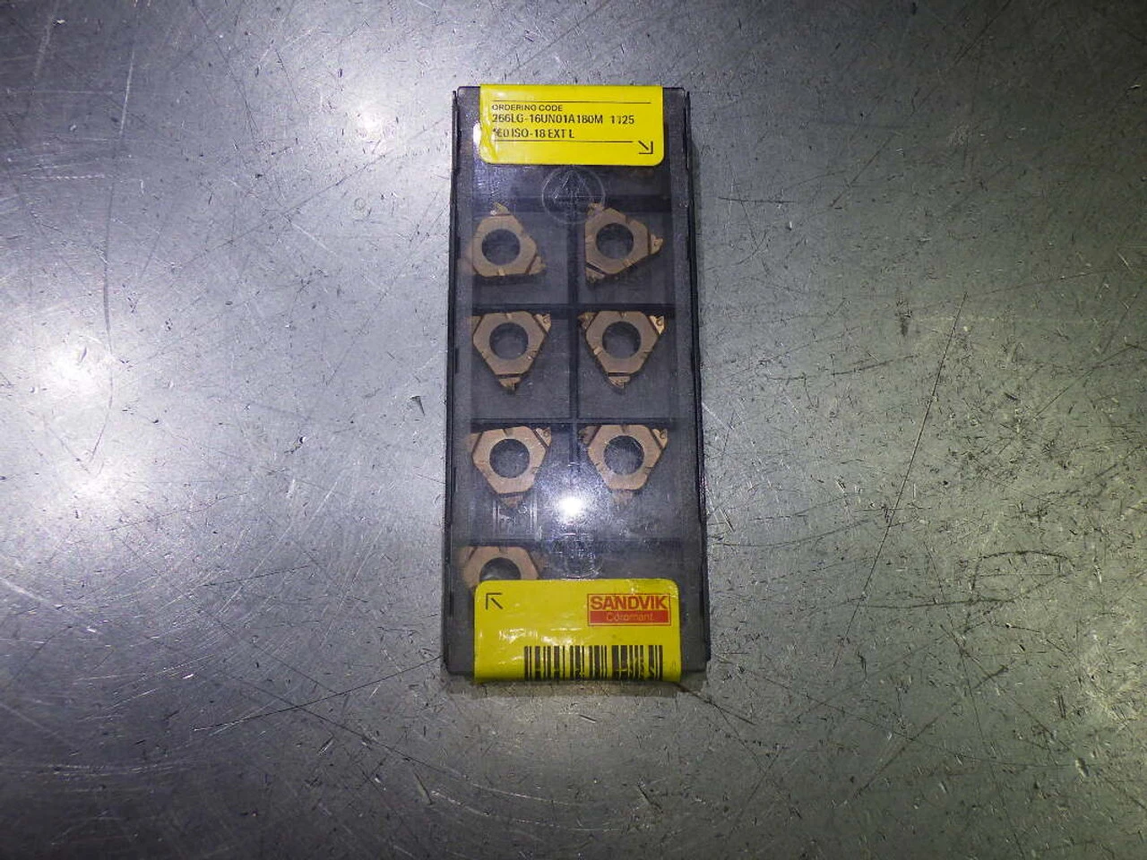 Sandvik Carbide Threading Inserts QTY10 266LG-16UN01A180M 1125 (LOC2794A)