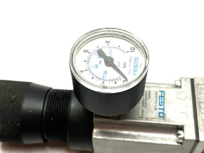 USED FESTO INTERMEDIATE PRESSURE REGULATOR PLATE 13000434