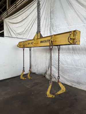 20,000 LB X 10' BRADLEY SPREADER BAR. STOCK # 0450025.