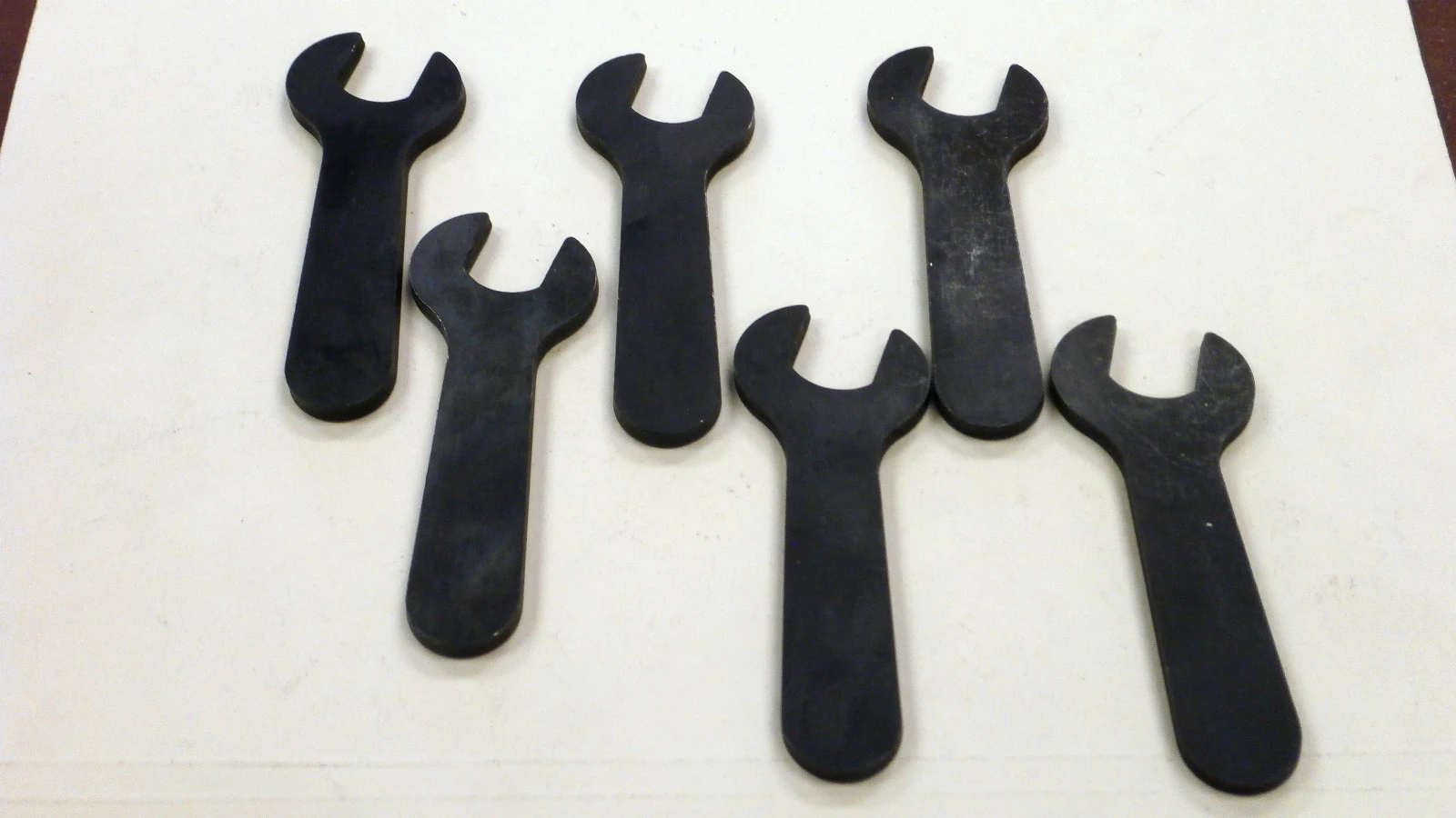 Singe Head New Black Oxide Open-end Wrenches (QTY 6)