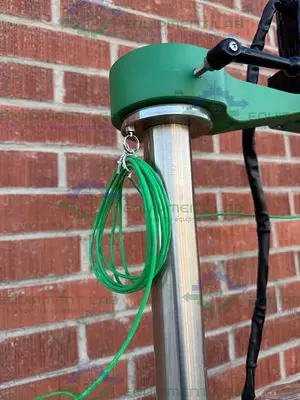 USED CHEMGLASS 30 LITER GLASS REACTOR W/ CHEMGLASS OVERHEAD 1/4 HP STIRRER