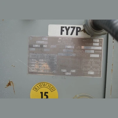 Hammond 15 kVA Transformer