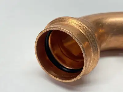 USED ELKHART APOLLOXPRESS ELBOW FITTING 90 DEGREE 1" X 1" PRESS COPPER
