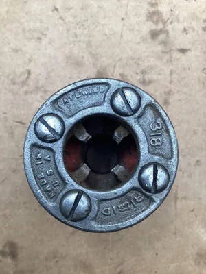 Rigid Set Of 3 Manual Pipe Threader Die Head 3/8″ and 1″