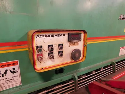 1991 ACCURSHEAR 850012 SHEARS, POWER SQUARING (Inches) | Machinery Resources International (4)