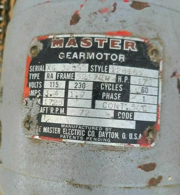 Custom Made Lathe 10 x 32 Single Phase Master Gear Motor 6" Chuck Metal Wood
