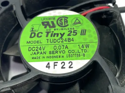 Used Servo Brushless DC Axial Cooling Fan 24VDC 0.7A 1.4W LOT OF 2 Electronic Component Fans Michigan US | Maverick Industrial Sales #1389569