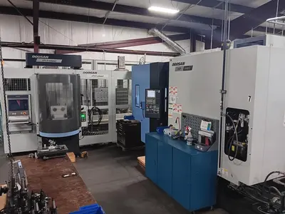 USED DOOSAN HP5100 II INDEX TABLE