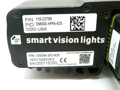 USED COGNEX ODDM-302-625 SMART VISION LIGHT 119-2275R 821-0127-1R ODDM302625