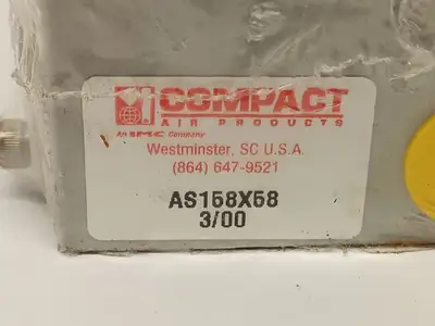AS158X58 | Compact Air Products  Pneumatic Cylinder 1-5/8" Bore 5/8" Stroke - New Other