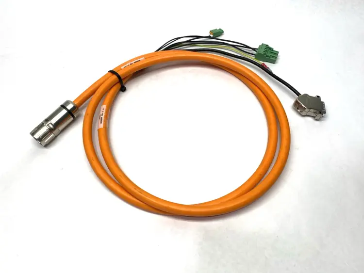 Used BOSCH REXROTH HYBRID SERVO MOTOR CABLE 2M 024DBB-NN-002,0 Cable & Wire | Maverick Industrial Sales #1101459
