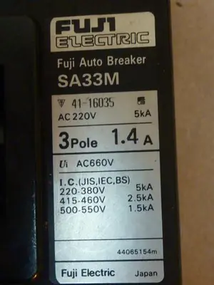 USED FUJI ELECTRIC SA33M-1.4