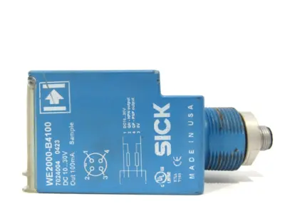 USED SICK WE2000-B4100 PHOTOELECTRIC RECEIVER WE2000B4100