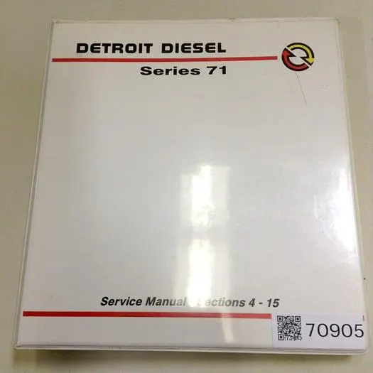 Used DETROIT DIESEL MANUAL905 Manuals Michigan US | Ideal Machinery #567281