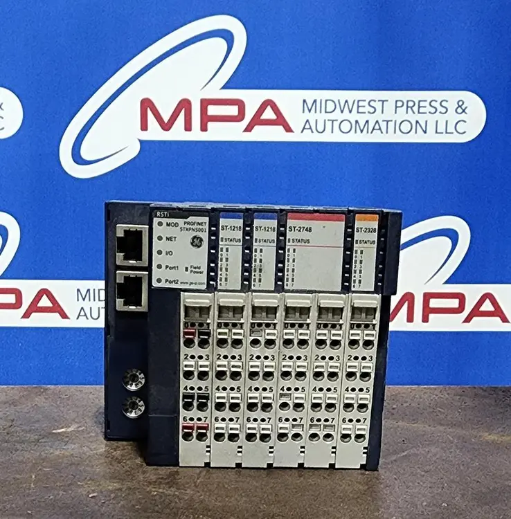Used GE PROFINET STXPNS001 PLC Ethernet Equipment Michigan US | Midwest Press and Automation #1370204