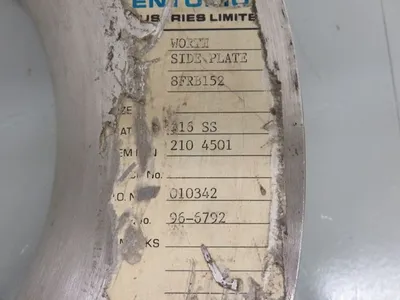 Wearplate / Suction Side Plate for Worthington pump model 8FRBH-152