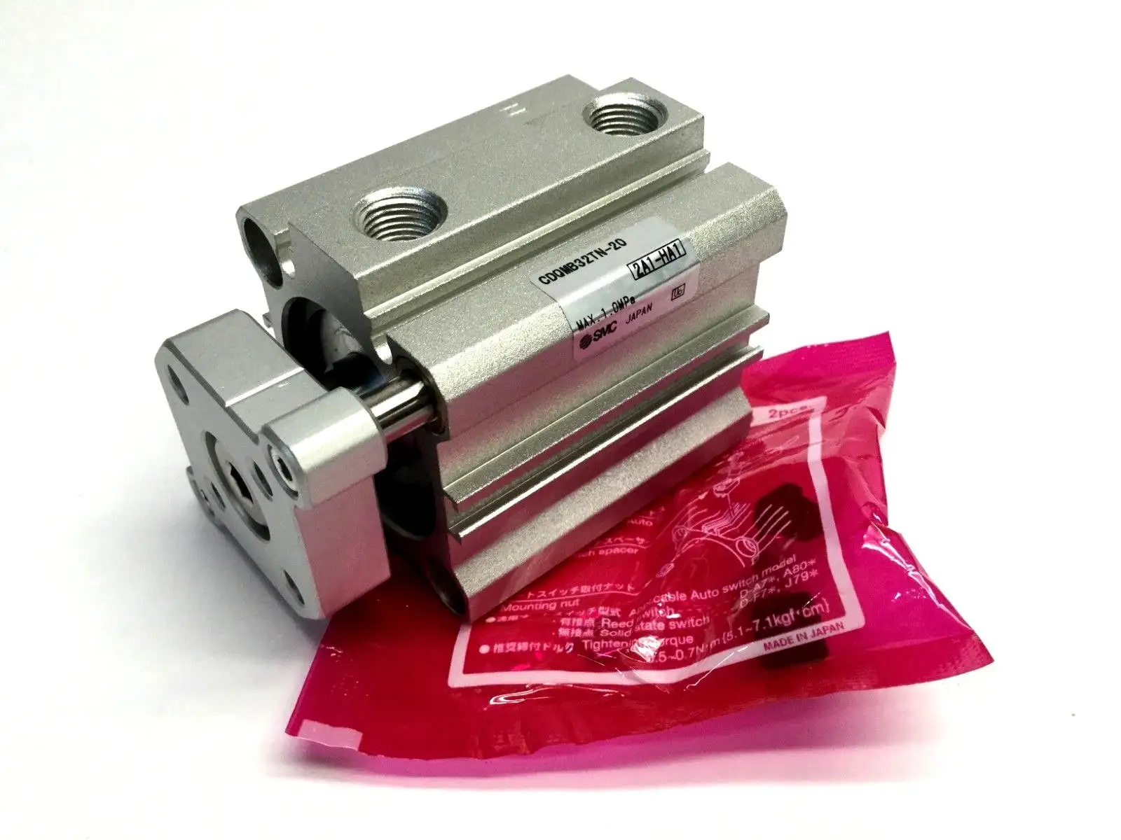 USED SMC COMPACT GUIDE ROD CYLINDER, CQM