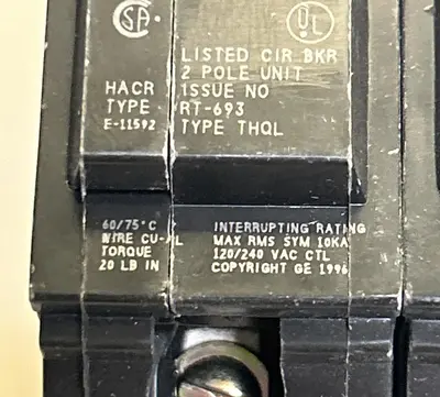 New | in-Stock GE THQL2120 Miscellaneous Equipment (Electrical & Power) | Surplus Asset Holdings #1200006