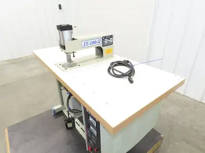 Changzhou JT-100-Q Ultrasonic Welding Sewing Head Unit Press 2x1" Foot 220V