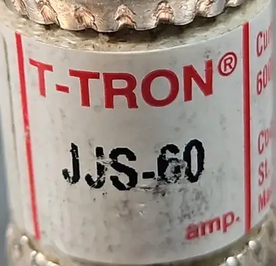 USED BUSSMANN ELECTRICAL JJS-60