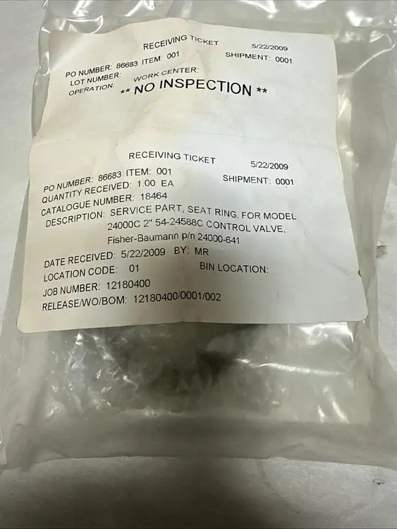Used FISHER 24000-641 Pump & Valve Parts Ohio US | Surplus Asset Holdings #1246587