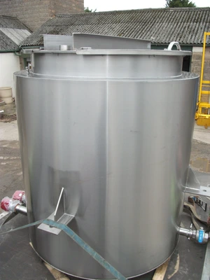 1,100 L S/S Electrically Heated Jacketed Cooker Tank
