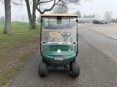 (1) 2015 E-Z-Go golf cart with a Kawasaki gas engine, does not include Club canopy, fold-down windsh...