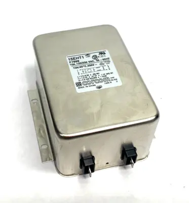 Used TE Connectivity Corcom Single Phase Filter 15A 250VAC Antennas EMI EMC Equipment Michigan US | Maverick Industrial Sales #1398109