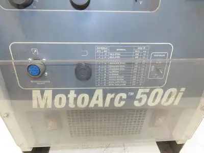 Motoman Motoarc 500i Robot Mig Welder 500A 460 VAC 3PH 100% Duty