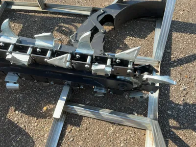 New JCT Trencher Skid Steer Attachment, Universal Quick Attach, Approx. 36” Trench Depth and 8” Tren...