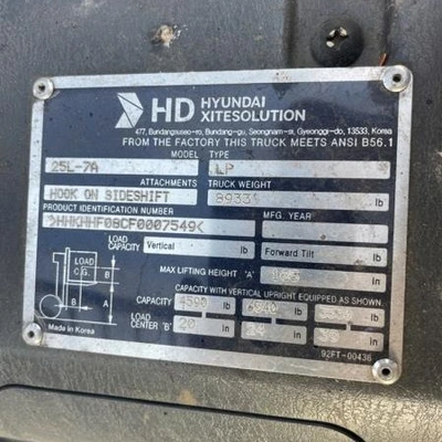 Used 2023 HYUNDAI 25L-7A Misc Forklifts Washington US | Leavitt Machinery #1518546