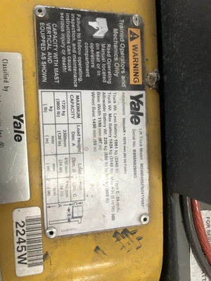 USED 2009 YALE MSW040SF