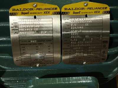Used BALDOR VECP3770T A.C. Motors Ohio US | Aucto #1427216