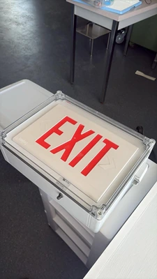 Dual Lite Exit Sign Electrical | Global Machine Brokers, LLC (3)