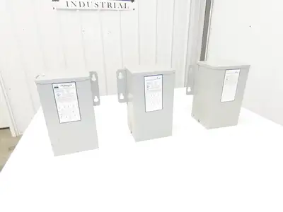Hevi Duty Stepdown Transformer 1.5KVA 1Ph HV 240/480 LV 120/240 Lot of 3