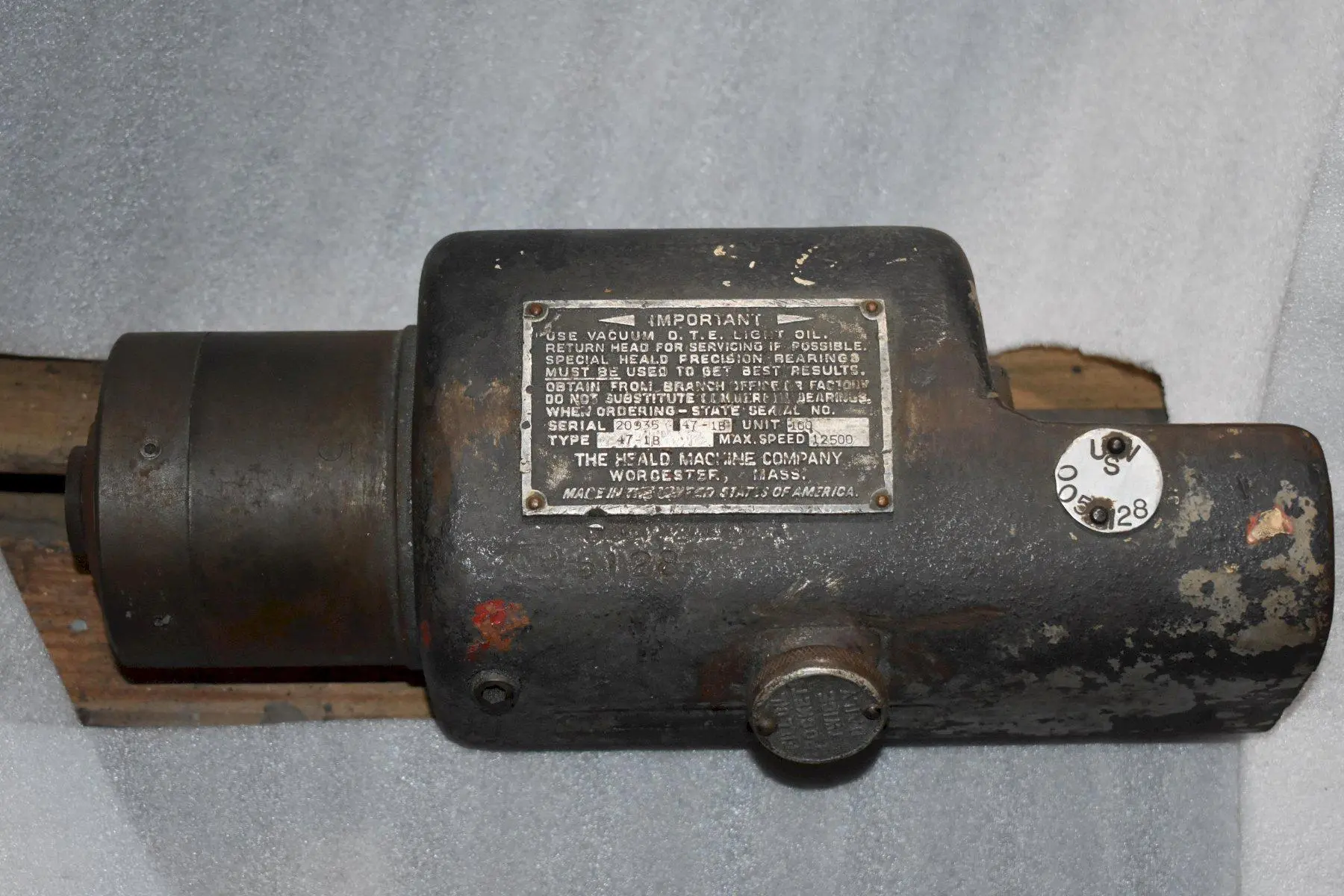USED Heald "Red Head" 47-1B UNIT 100