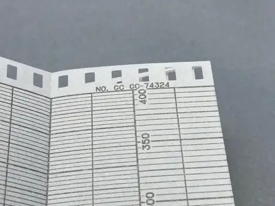NEW GRAPHIC CONTROLS FANFOLD STRIP CHART PAPER 4-5/8" X 50'