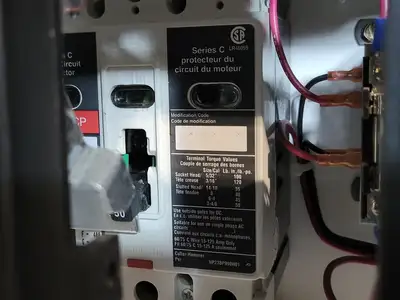 15 hp, 600V, 50A FVNR Starter Size 1 Bucket for Freedom 2100 MCC Frame